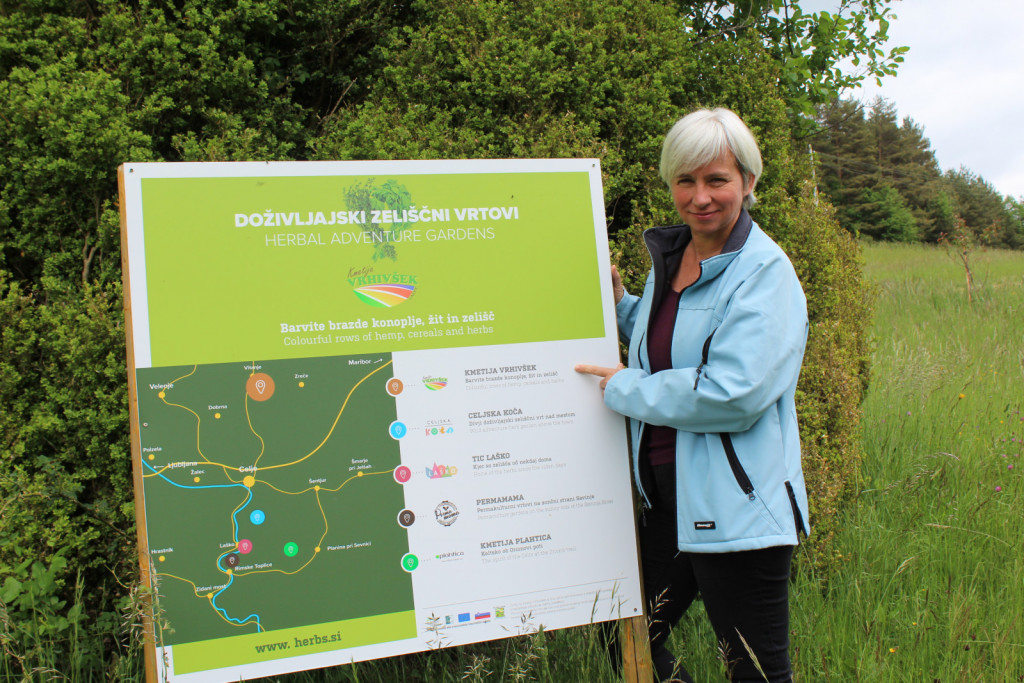 V projektu Doživljajski zeliščni vrtovi sodeluje tudi kmetija Vrhivšek